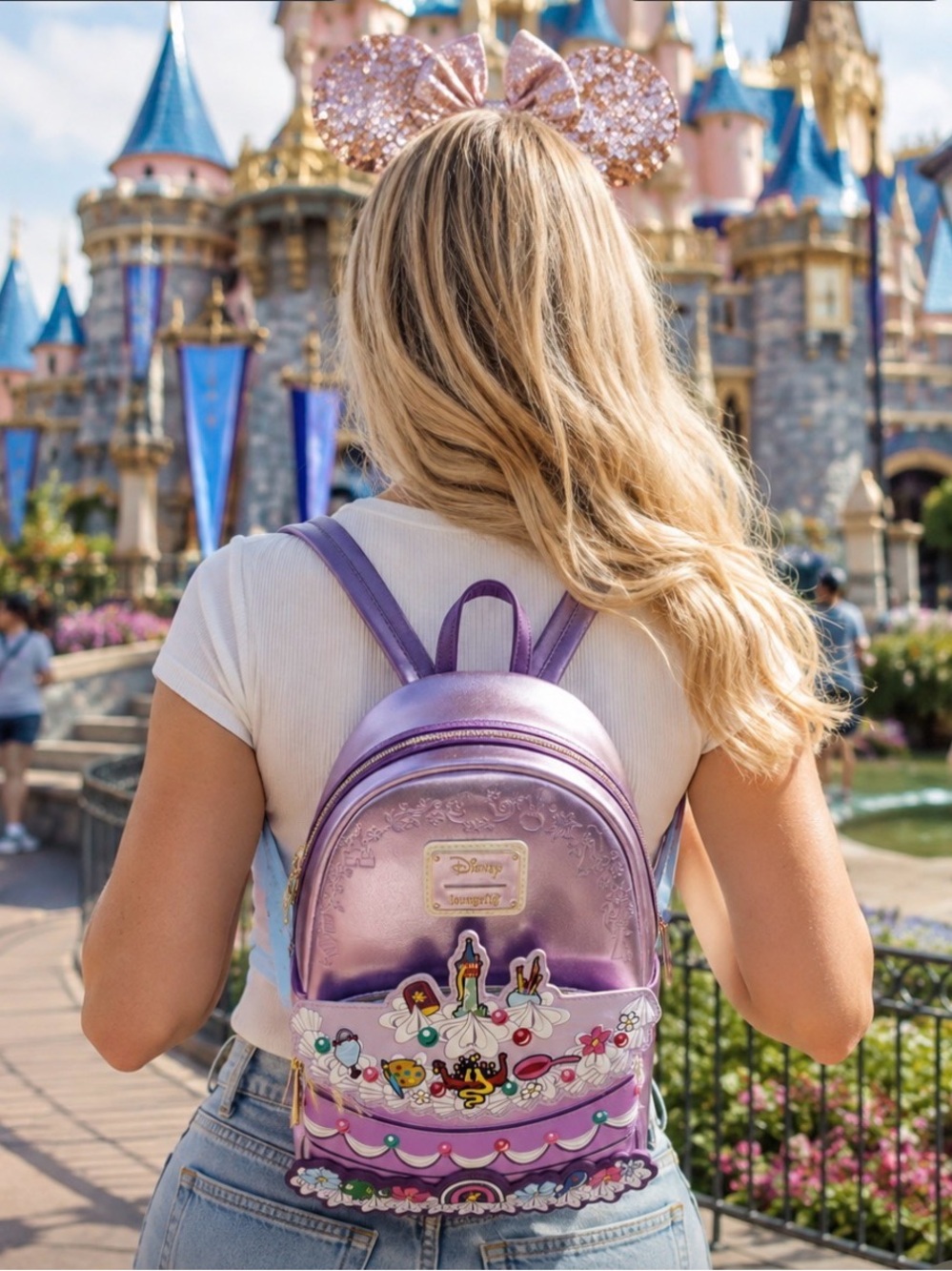 Loungefly Disney Tangled Rapunzel Cake Mini Backpack BoxLunch Exclusive